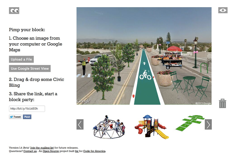Illustration for article titled This Awesome App Helps You Add "Civic Bling" to Your Street